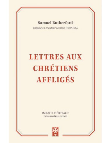LETTRES AUX CHRETIENS AFFLIGES