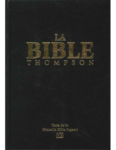 NBS - BIBLE THOMPSON NOUVELLE BIBLE SEGO