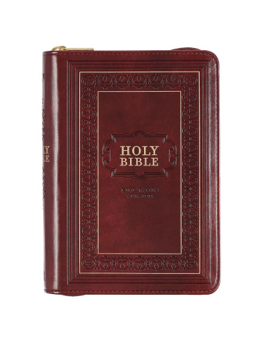 KJV - FULL GRAIN LEATHER COMPACT BIBLE