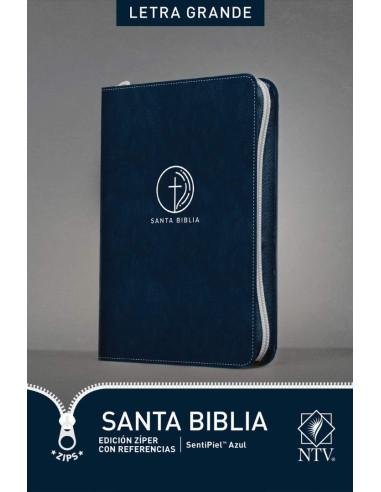NTV - SANTA BIBLIA ZIPER LETRA GRANDE