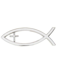 AUTO EMBLEEM 13CM  CROSS...