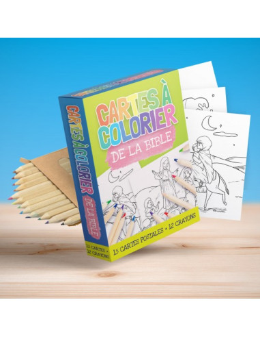 CARTES A COLORIER DE LA BIBLE