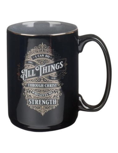 ALL THINGS BLACK AND SILVER - PHIL 4:13