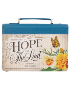HOPE IN THE LORD FLORAL BLUE