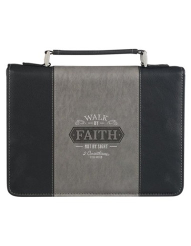 WALK BY FAITH BLACK AND GRAY - 2 COR5:7