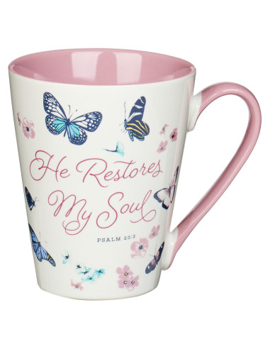 HE RESTORES MY SOUL BUTTERFLY PSALM 23:3
