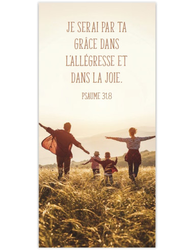 JE SERAI PAR TA GRACE DANS L'ALLEGRESSE