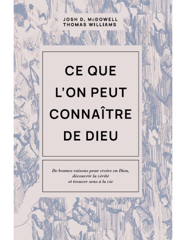 CE QUE L'ON PEUT CONNAITRE DE DIEU