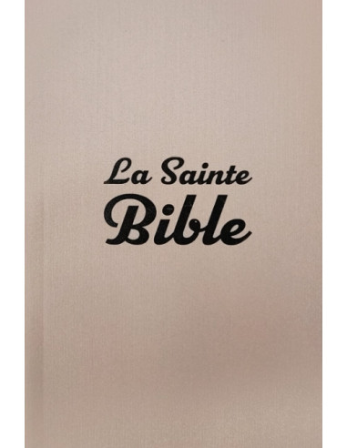 BS - BIBLE COMPACTE SEGOND 1910