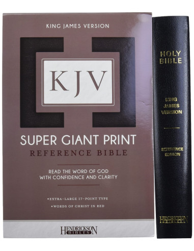 KJV - SUPER GIANT PRINT REFERENCE BIBLE