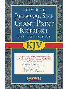 KJV - GIANT PRINT REFERENCE...