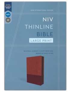NIV - THINLINE BIBLE  LARGE...