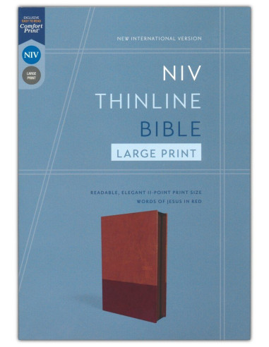 NIV - THINLINE BIBLE  LARGE PRINT