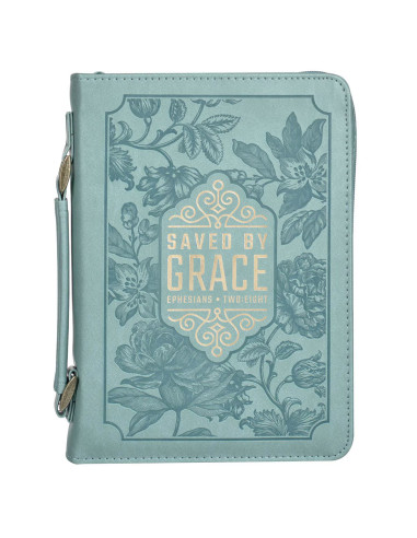 SAVED BY GRACE EPH. 2:8 BIBLE COVER FASH