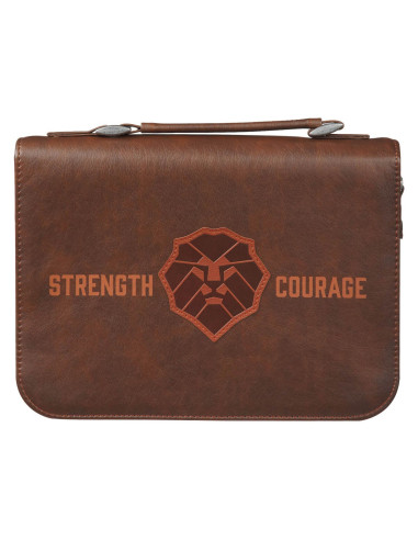 LION STRENGTH & COURAGE JOSH. 1:9 BIBLE