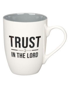 MUG GRAY TRUST IN THE LORD...