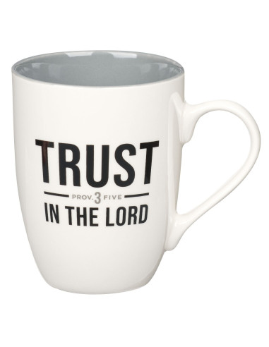 MUG GRAY TRUST IN THE LORD PROV. 3:5