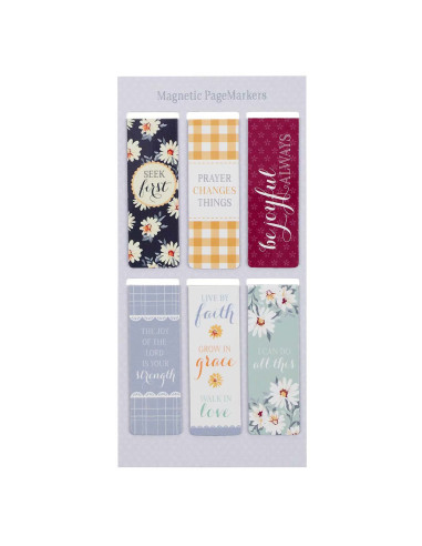 DAISY MAGNETIC BOOKMARK SET