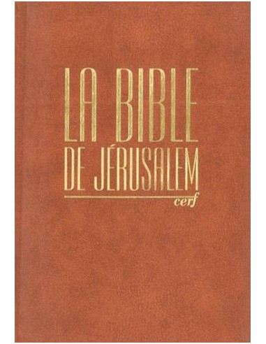 BDJ - BIBLE DE JERUSALEM AVEC NOTES