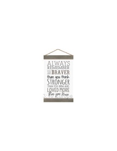 ALWAYS REMEMBER YOU ARE BRAVER