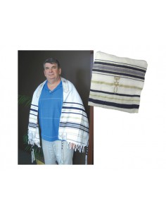 TALLIT MESSIANIC BLUE