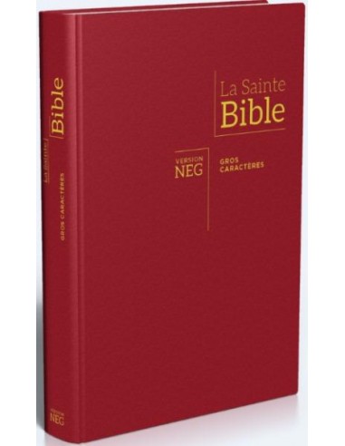 NEG - BIBLE GROS CARACTERES NEG 1979