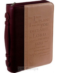 BIBLECOVER I KNOW THE PLANS...
