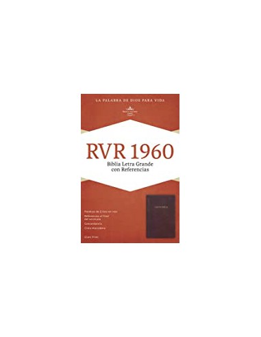 RVR60 - BIBLIA REFERENCIA LETRA GRANDE