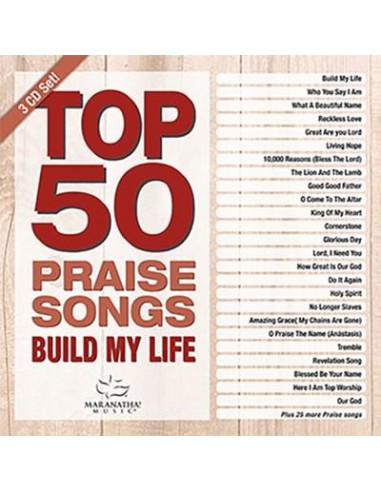 TOP 50 PRAISE SONGS - BUILD MY LIFE (3CD