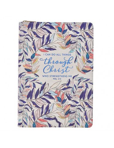 I CAN DO ALL THINGS SCATTERED LEAF FAUX