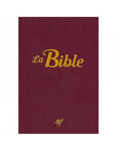 BS - BIBLE PAROLES DE JESUS EN ROUGE