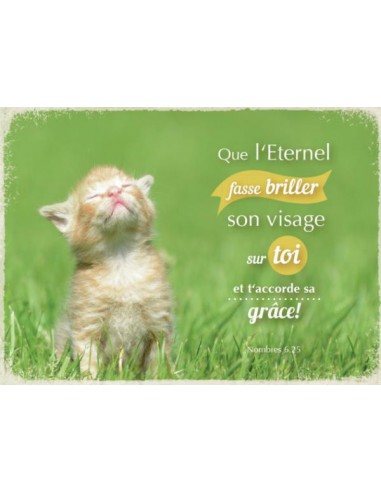 QUE L'ETERNEL FASSE BRILLER SON VISAGE S