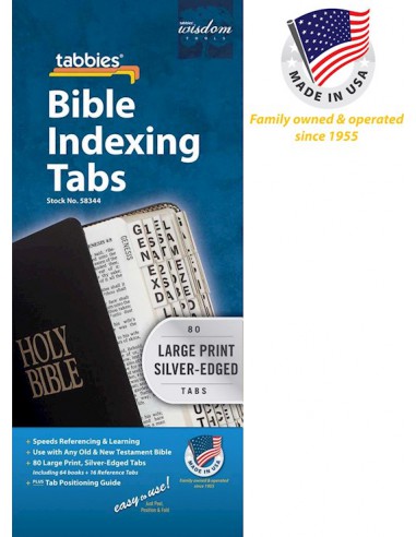 REGULAR LARGE PRINT SILVER-EDGED