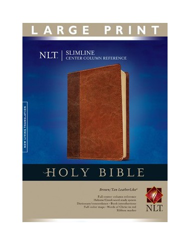 NLT - SLIMLINE BIBLE - LARGE PRINT